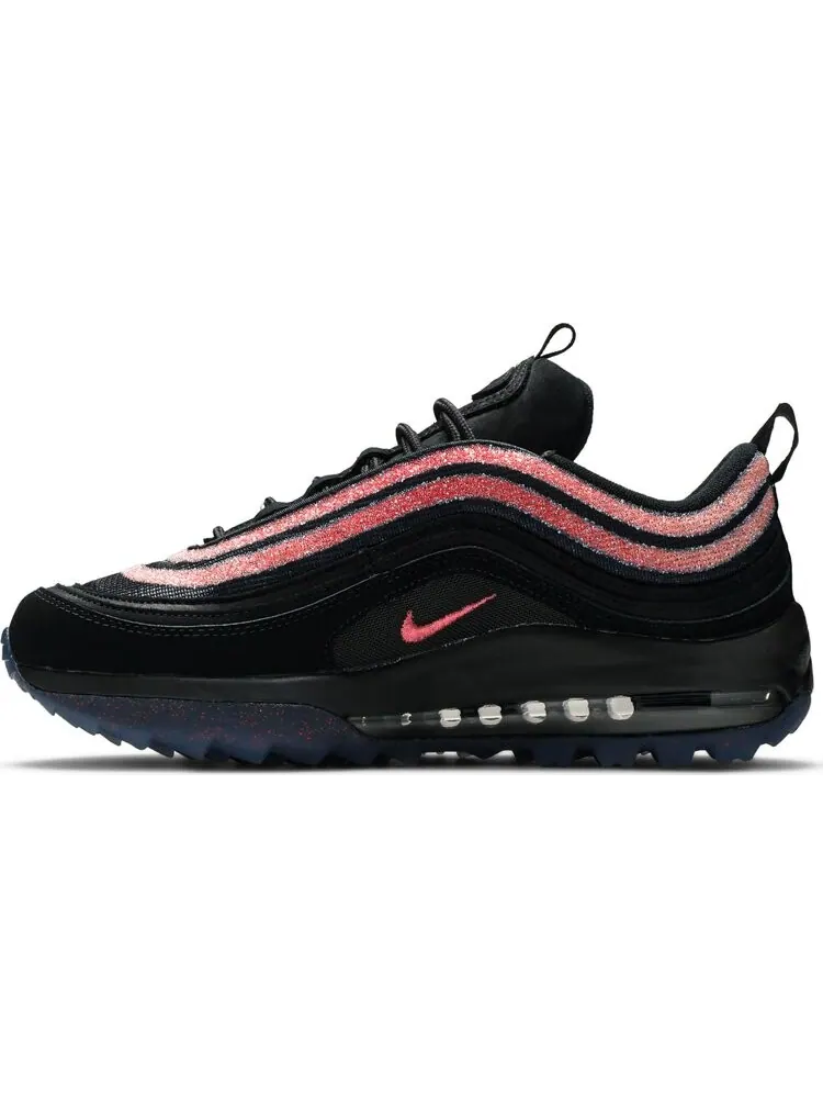 Кроссовки Nike Swarovski x Air Max 97 Golf NRG 'Black Oracle Pink' — изображение 3 из 8, черный