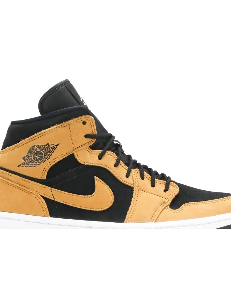 Кроссовки Wmns Air Jordan 1 Mid SE Desert Ochre — изображение 2 из 8, коричневый