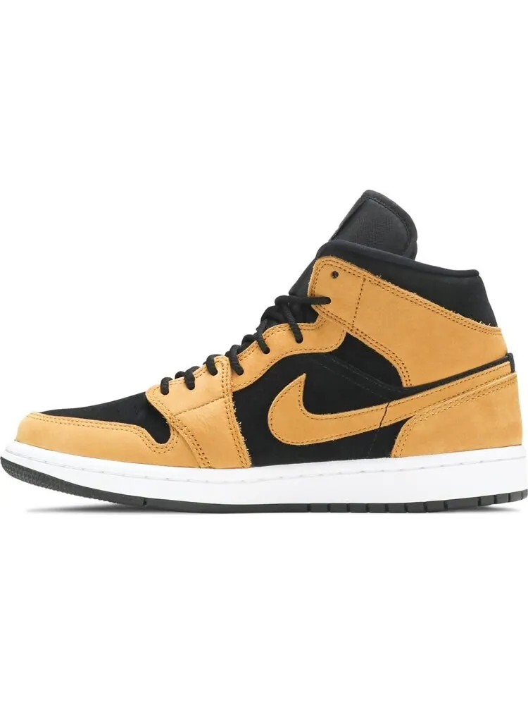 Кроссовки Wmns Air Jordan 1 Mid SE Desert Ochre — изображение 3 из 8, коричневый