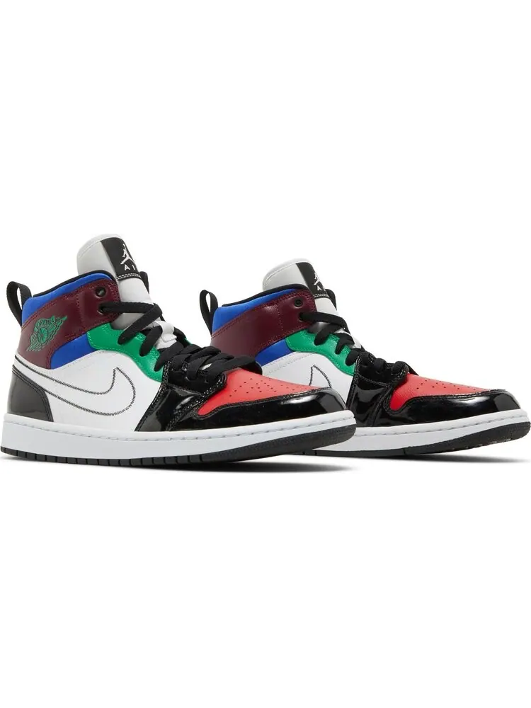 Кроссовки Wmns Air Jordan 1 Mid SE Multi-Color — изображение 8 из 8, мульти