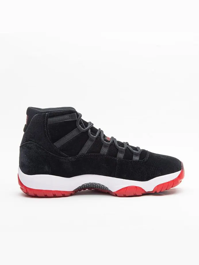 Кроссовки женские Air Jordan 11 Retro 'Bred Velvet' — изображение 6 из 10, черный/красный