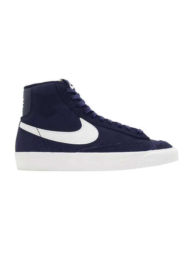 Кроссовки Nike Wmns Blazer Mid '77 'Navy Suede' — изображение 1 из 1, синий/белый