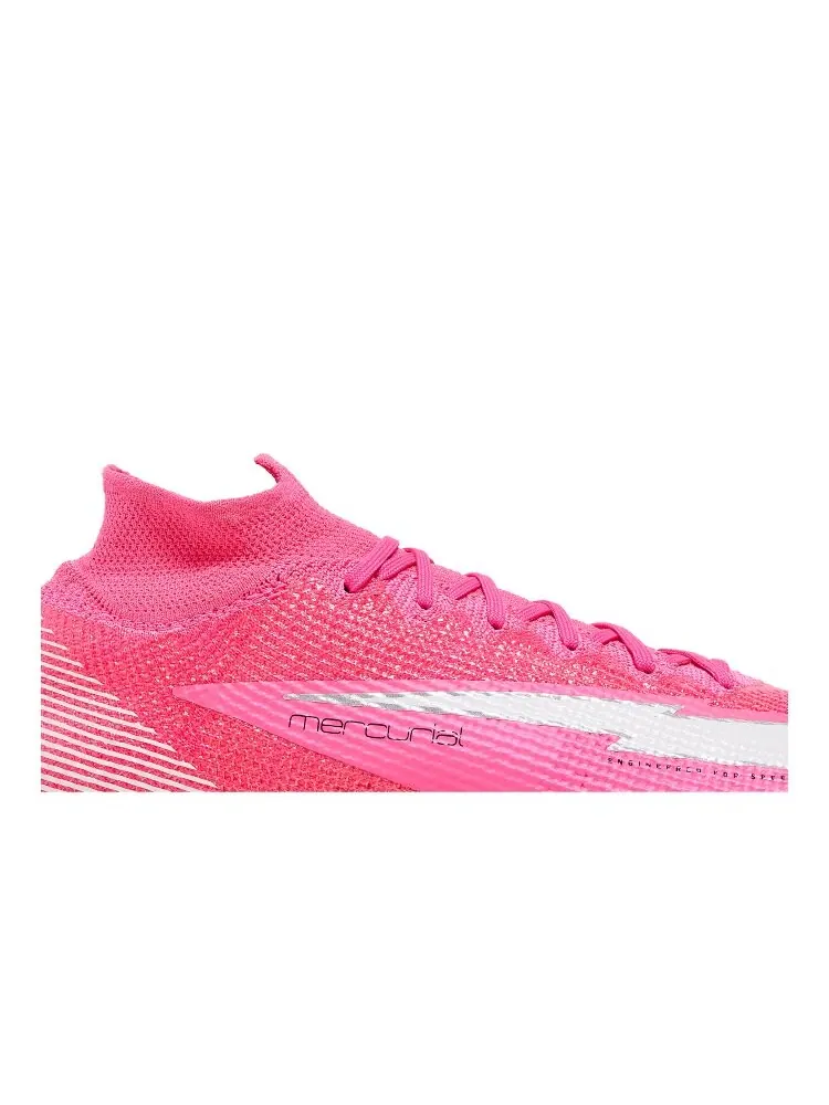 Кроссовки Nike Kylian Mbappé x Mercurial Superfly 7 Elite FG — изображение 2 из 4, розовый
