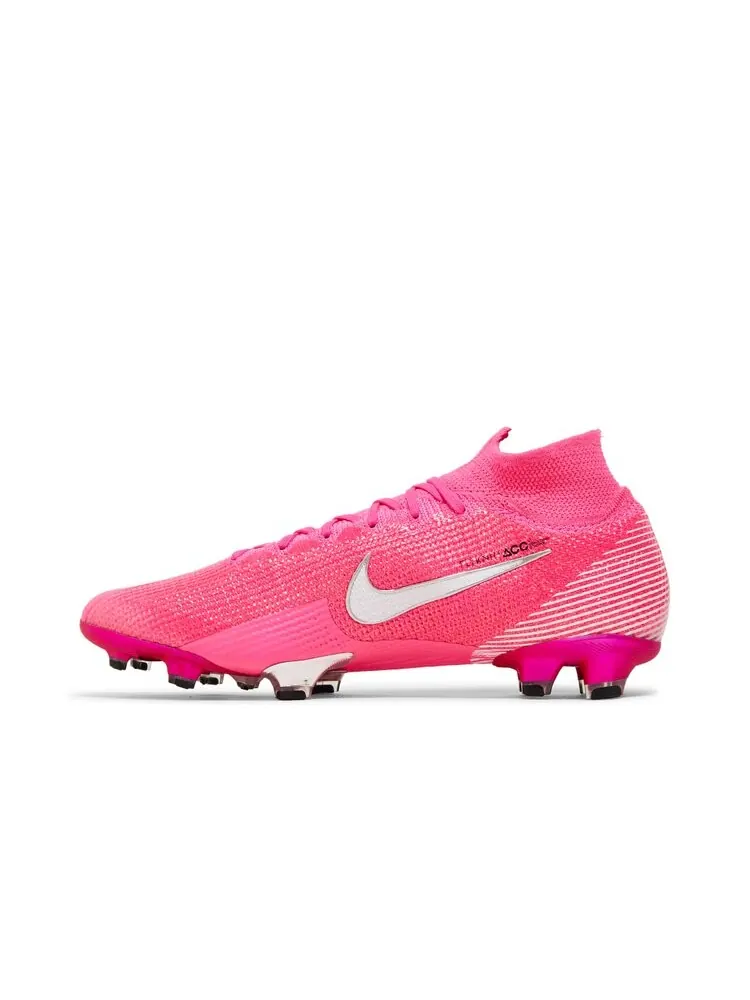 Кроссовки Nike Kylian Mbappé x Mercurial Superfly 7 Elite FG — изображение 3 из 4, розовый