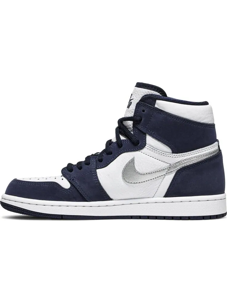 Кроссовки Air Jordan 1 Retro High co.JP Midnight Navy Suitcase Special Box — изображение 3 из 8, синий