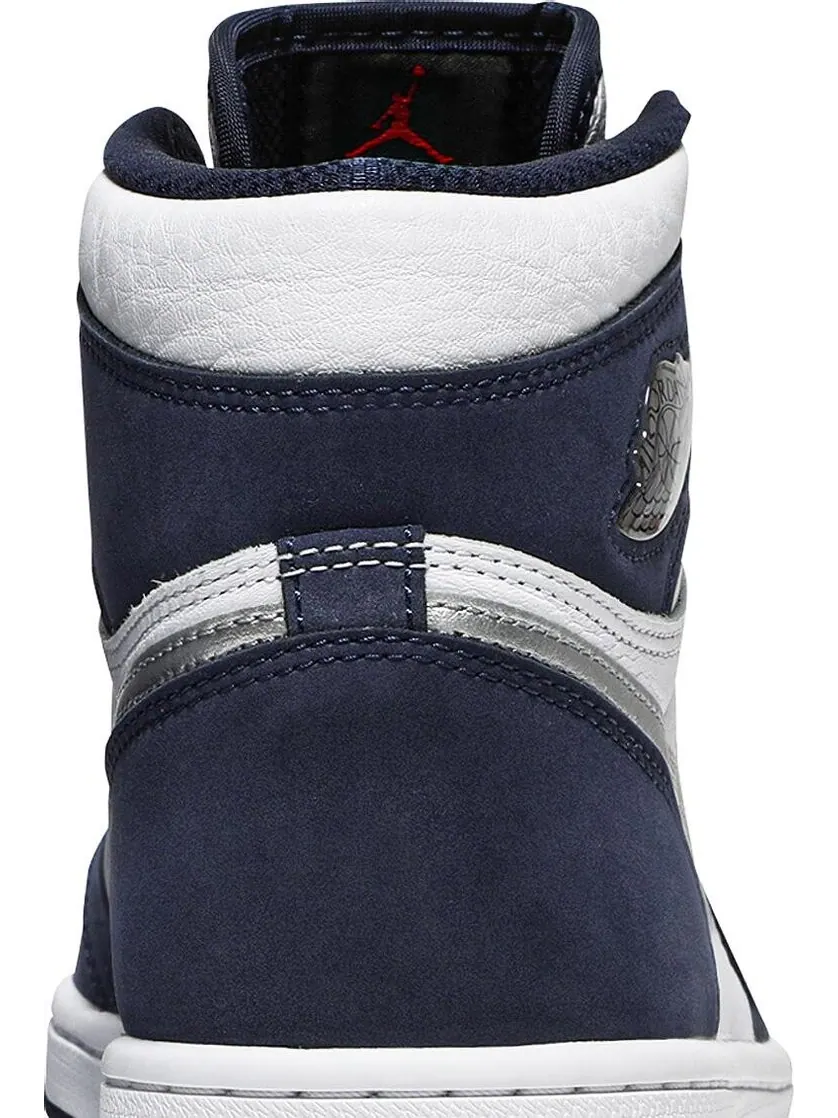 Кроссовки Air Jordan 1 Retro High co.JP Midnight Navy Suitcase Special Box — изображение 7 из 8, синий