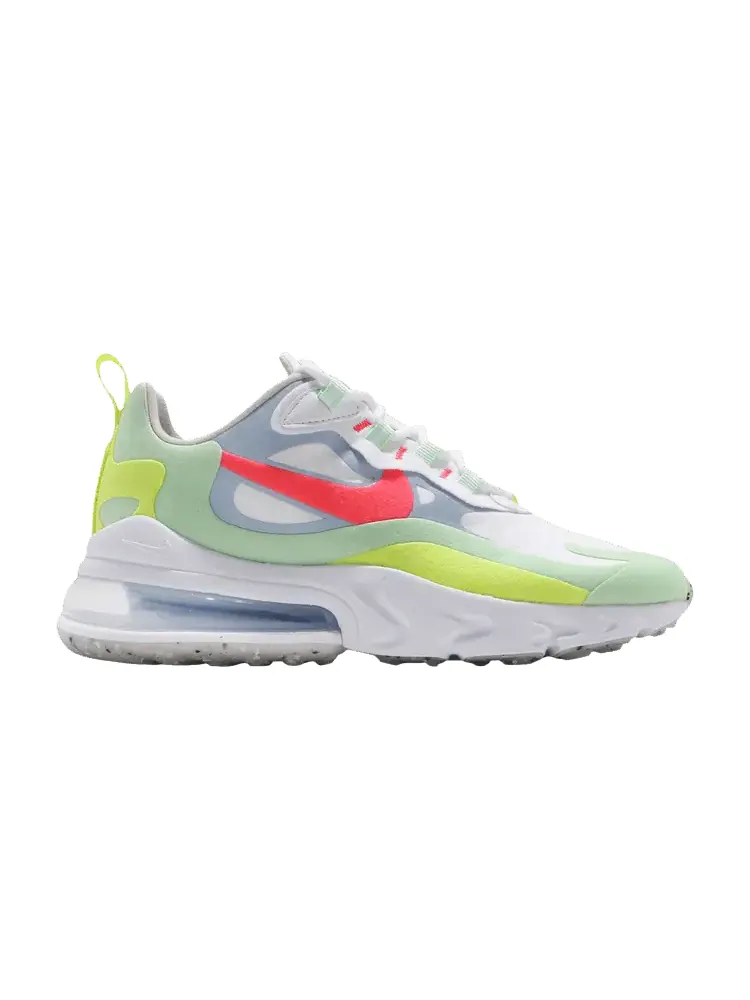 Кроссовки Nike Wmns Air Max 270 React 'Regrind Soles - Cucumber Green' — изображение 1 из 1, белый//зеленый