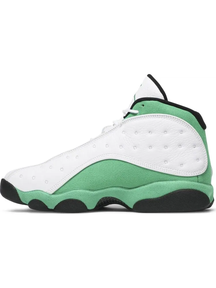Кроссовки Air Jordan 13 Retro Lucky Green — изображение 3 из 8, белый