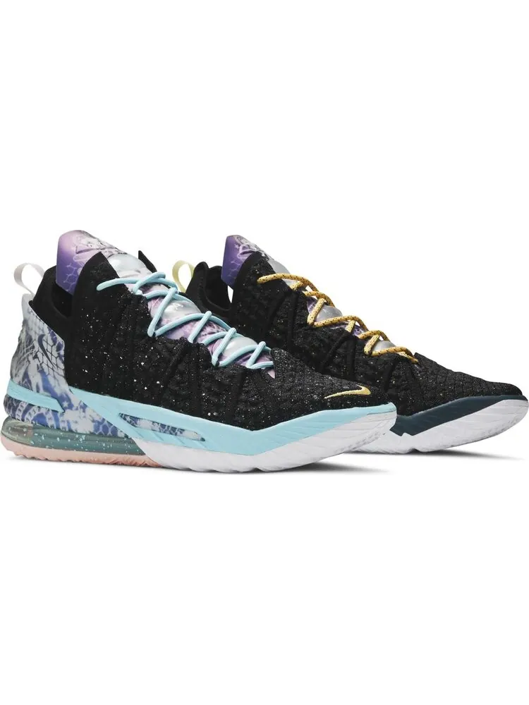 Кроссовки Nike LeBron 18 'Reflections' — изображение 8 из 8, черный