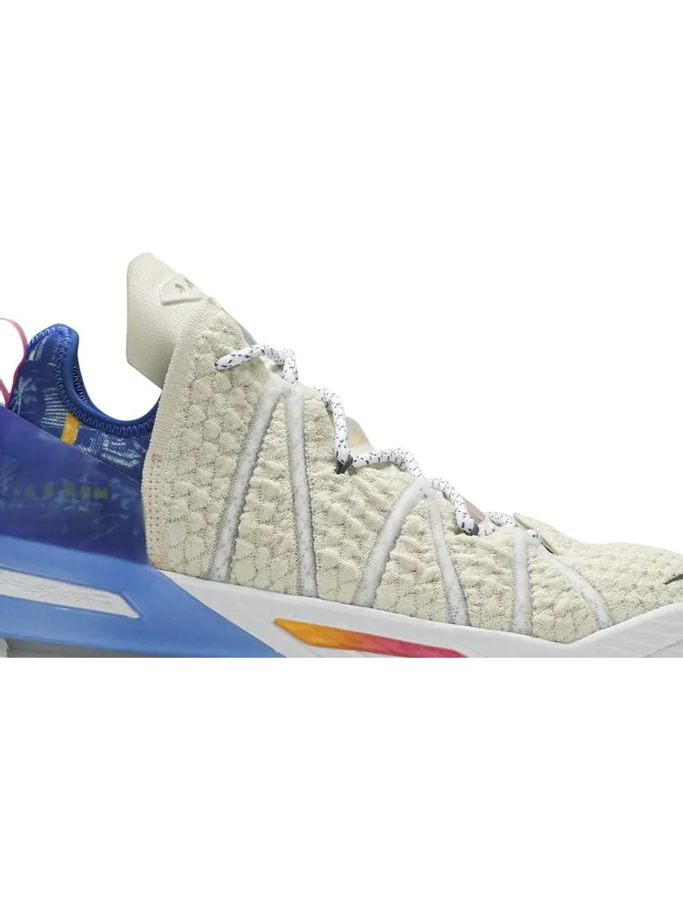 Кроссовки Nike LeBron 18 'Los Angeles By Day' — изображение 2 из 8, бежевый