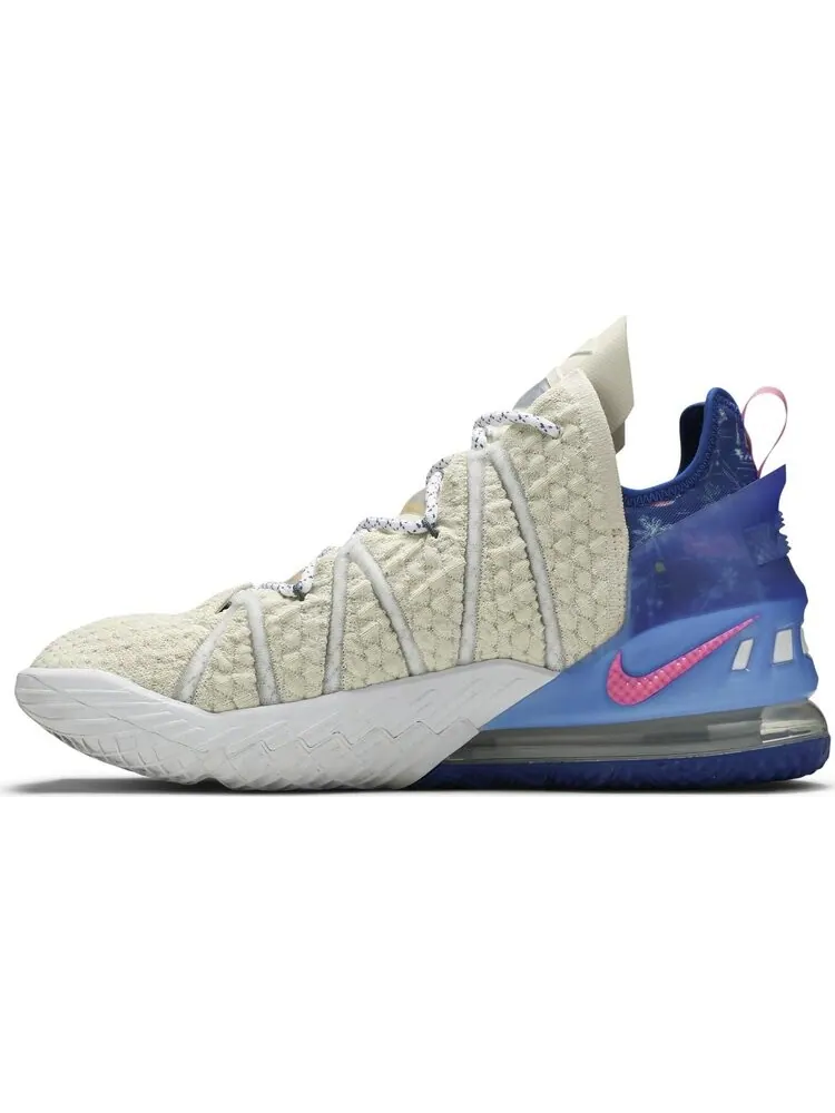 Кроссовки Nike LeBron 18 'Los Angeles By Day' — изображение 3 из 8, бежевый
