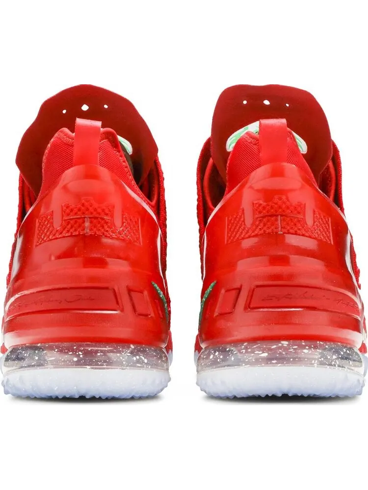 Кроссовки Nike LeBron 18 'X-Mas In LA' — изображение 6 из 8, красный