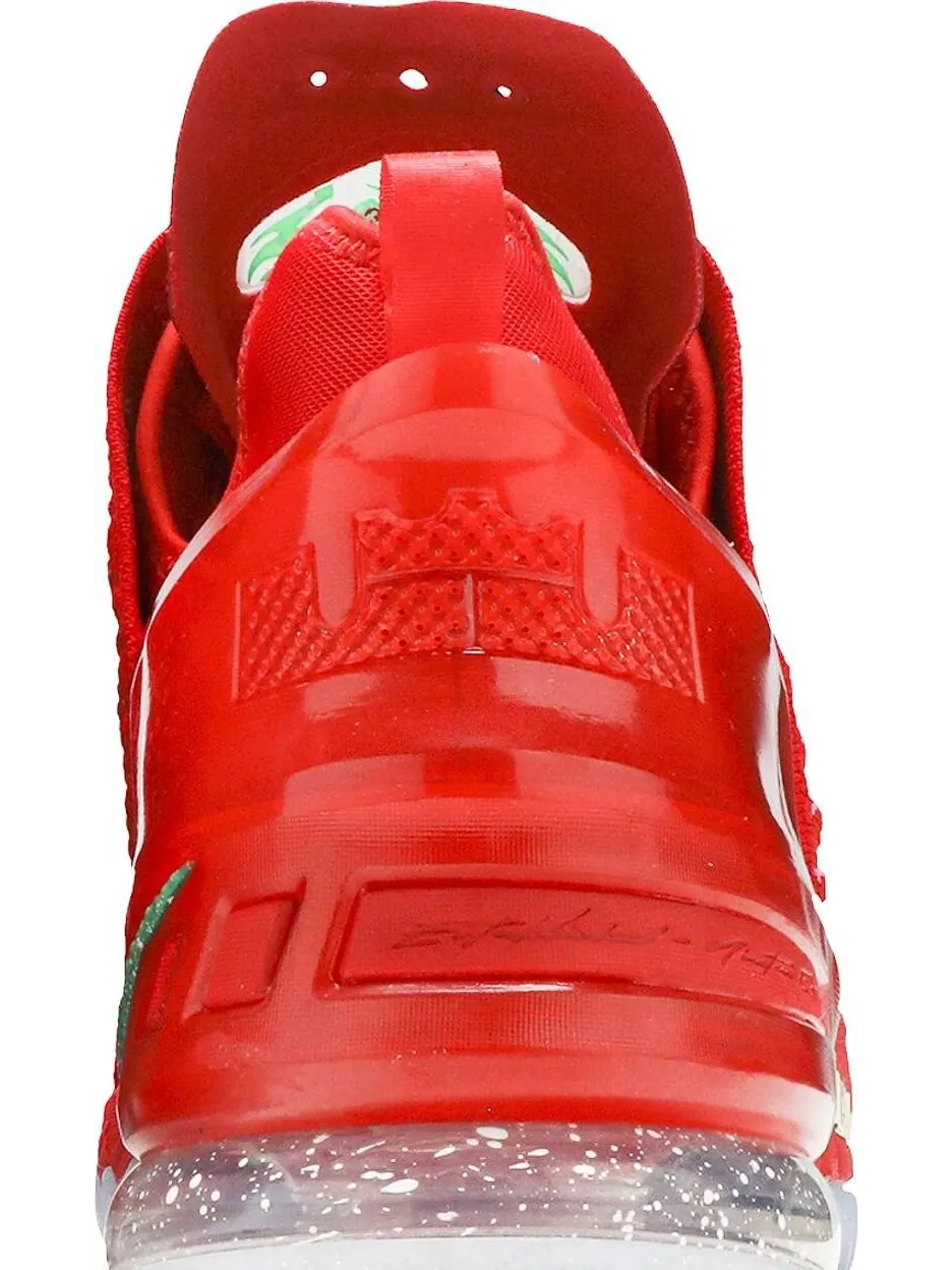 Кроссовки Nike LeBron 18 'X-Mas In LA' — изображение 7 из 8, красный
