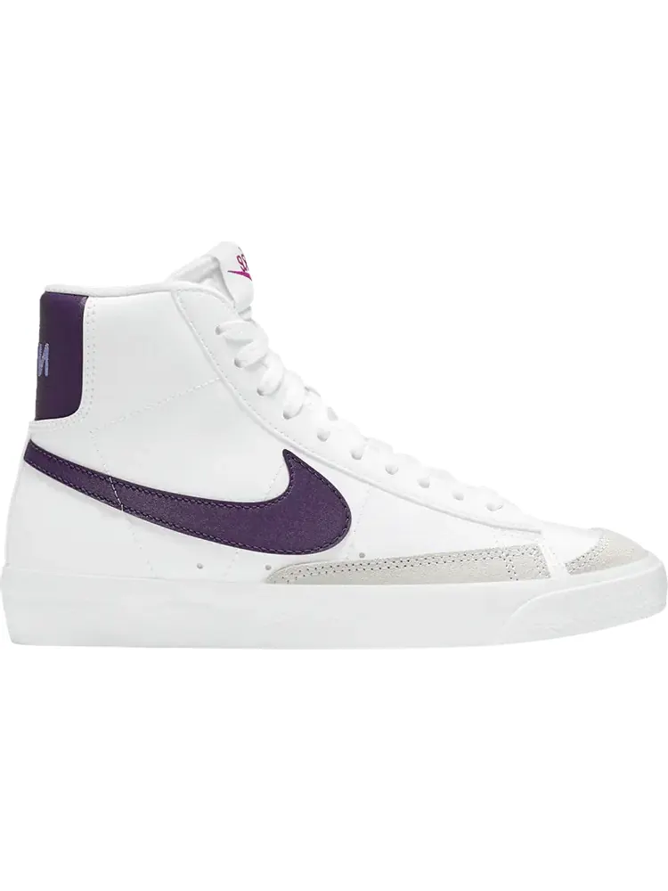 Кроссовки Nike Blazer Mid '77 SE GS 'Eggplant' — изображение 1 из 1, белый