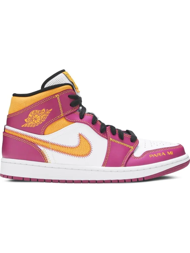 Кроссовки Air Jordan 1 Mid Día de Muertos — изображение 1 из 8, фиолетовый