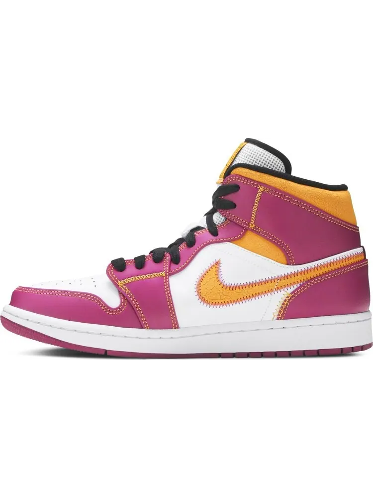 Кроссовки Air Jordan 1 Mid Día de Muertos — изображение 3 из 8, фиолетовый