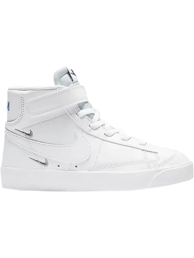 Кроссовки Nike Blazer Mid '77 SE PS 'Sisterhood - White Metallic Silver' — изображение 1 из 1, белый