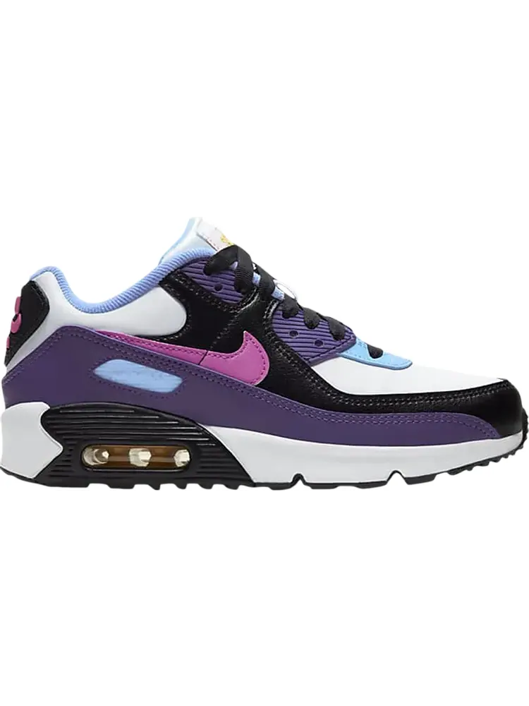 Кроссовки Nike Air Max 90 SE GS 'Eggplant Fuchsia' — изображение 1 из 1, белый