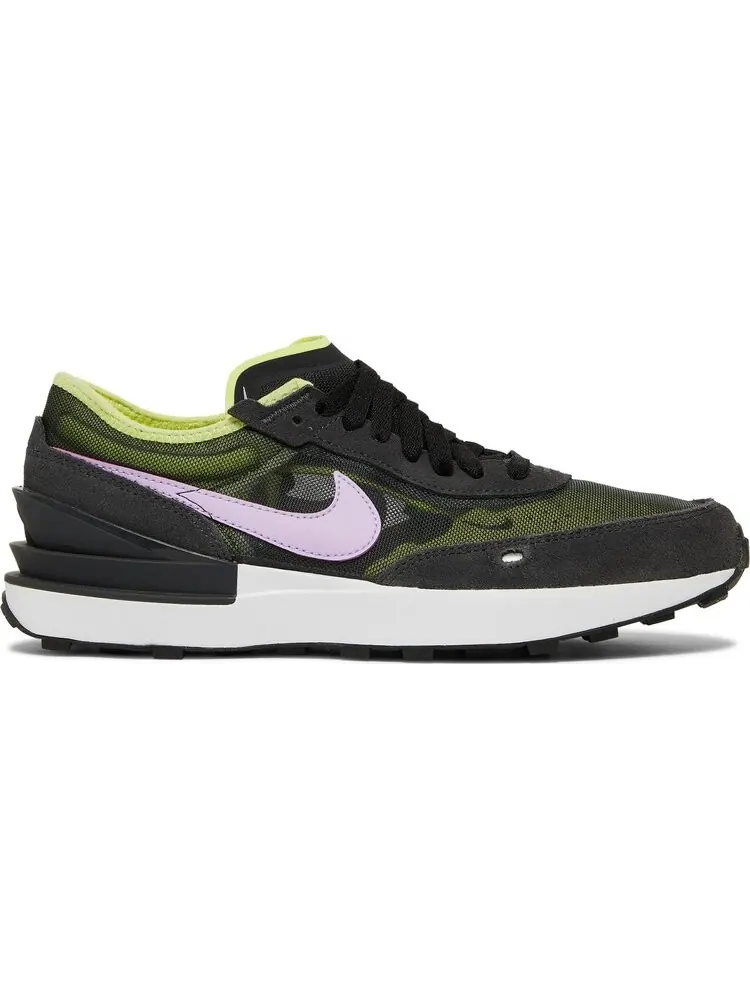 Кроссовки Nike Waffle One GS 'Light Lemon Twist Lilac' — изображение 1 из 8, черный