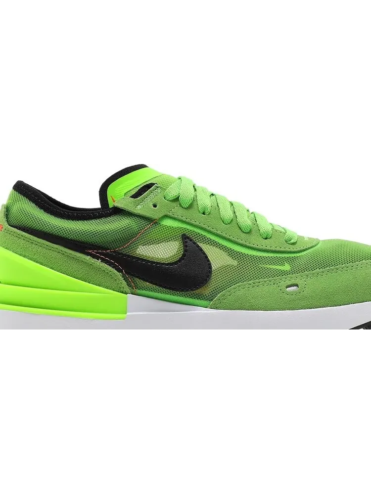 Кроссовки Nike Waffle One GS 'Electric Green' — изображение 2 из 8, зеленый