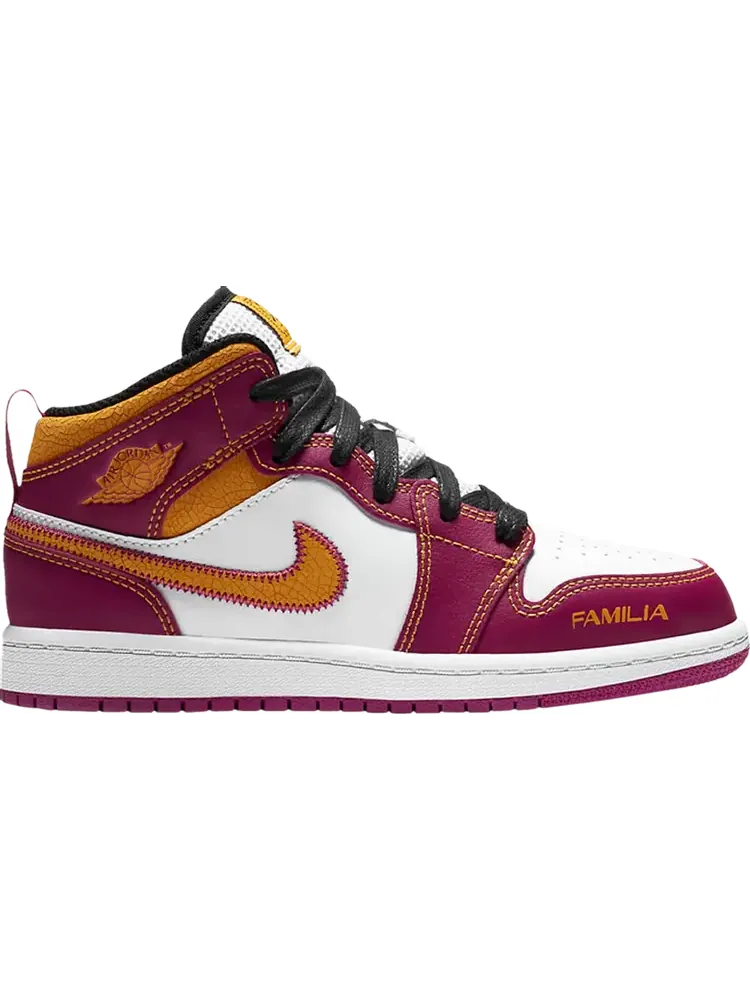 Кроссовки Air Jordan 1 Mid PS Día de Muertos — изображение 1 из 1, белый