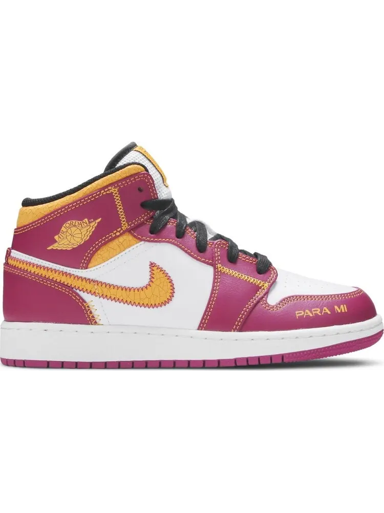 Кроссовки Air Jordan 1 GS Día de Muertos — изображение 1 из 8, фиолетовый