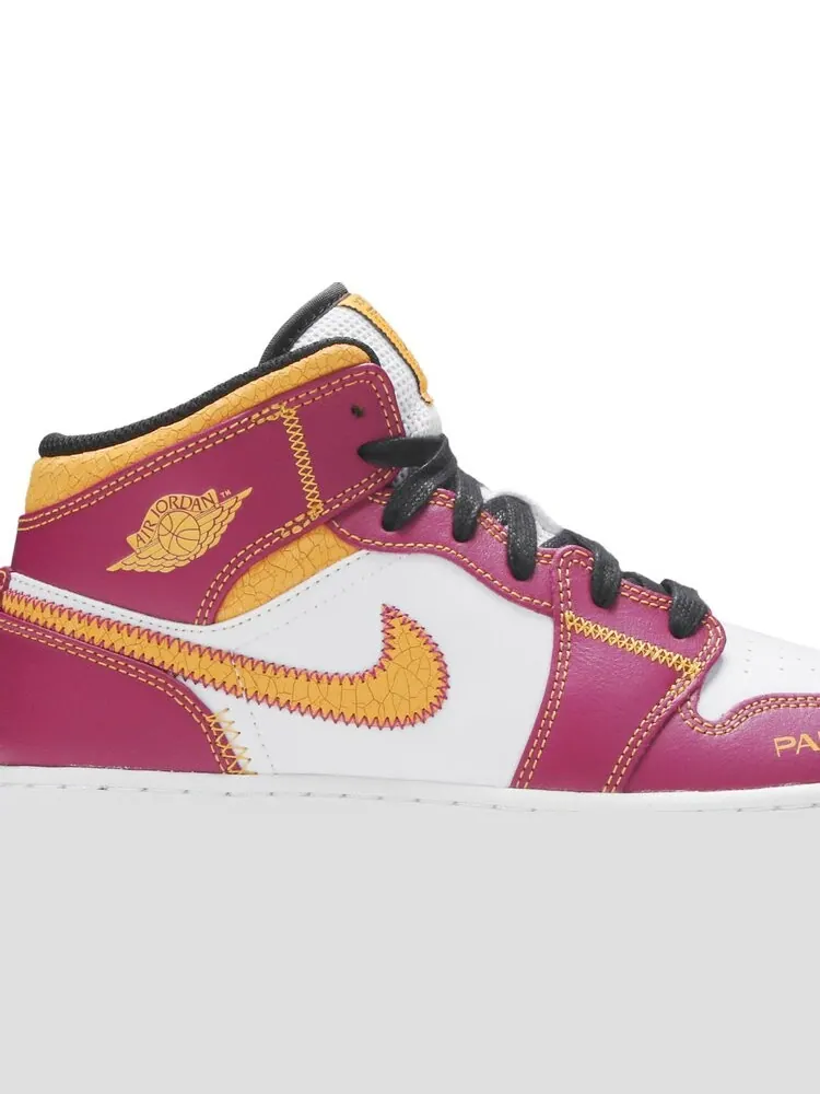 Кроссовки Air Jordan 1 GS Día de Muertos — изображение 2 из 8, фиолетовый