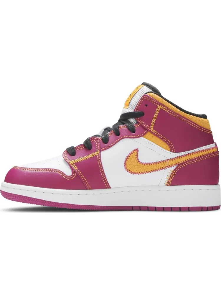 Кроссовки Air Jordan 1 GS Día de Muertos — изображение 3 из 8, фиолетовый