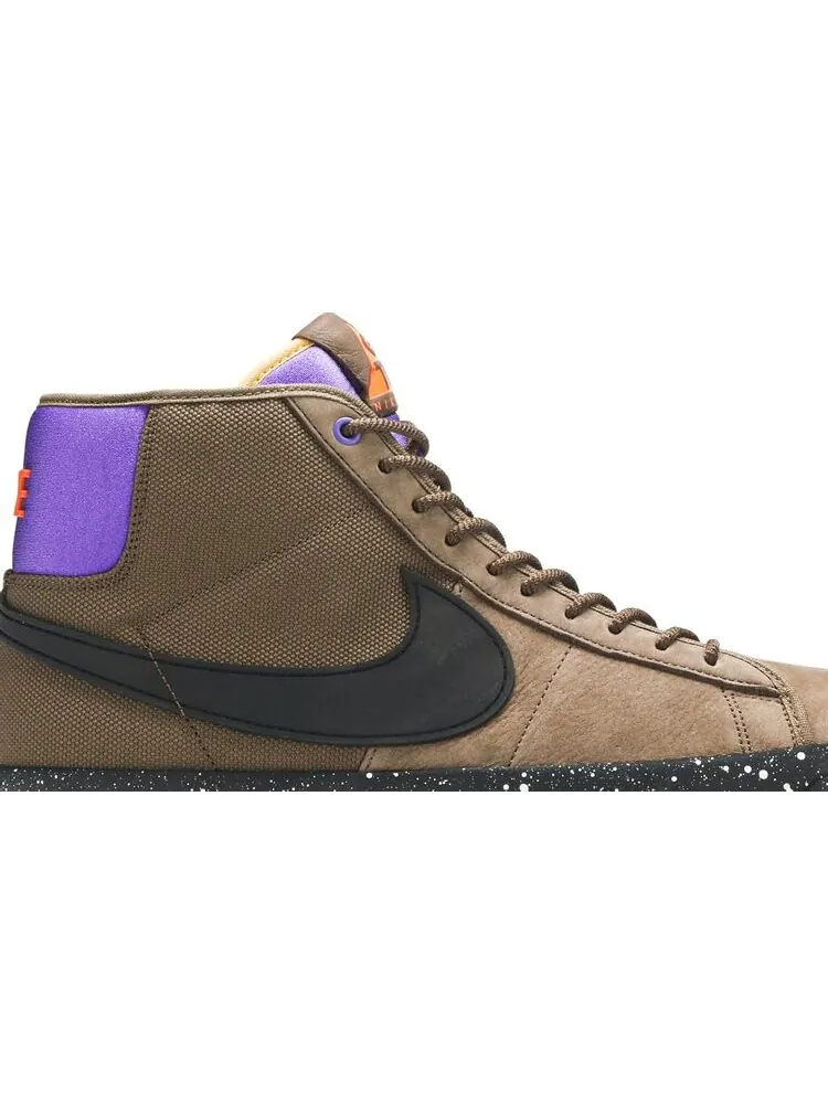 Кроссовки Nike Grant Taylor x Zoom Blazer Mid Pro GT SB 'ACG' — изображение 2 из 8, коричневый