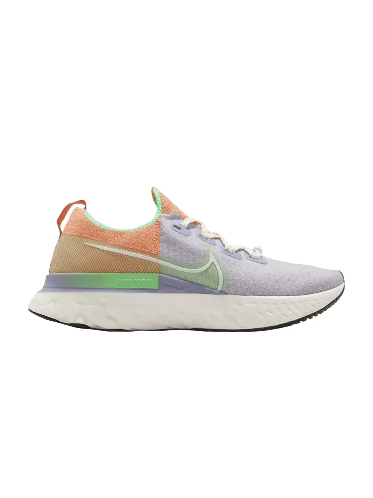 Кроссовки Nike Wmns React Infinity Run Flyknit 'Sail Multi' — изображение 1 из 1, светлый коричневый