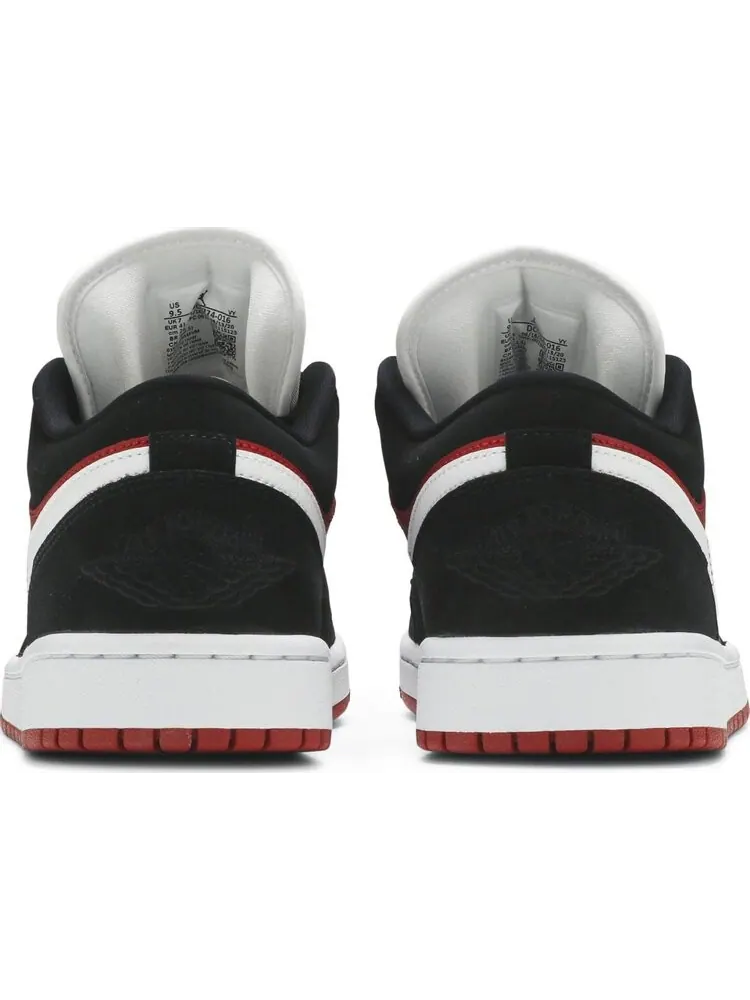 Кроссовки Wmns Air Jordan 1 Low Gym Red Black — изображение 6 из 8, красный