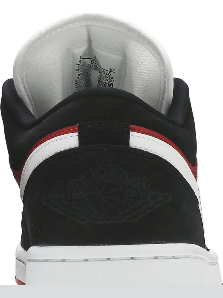 Кроссовки Wmns Air Jordan 1 Low Gym Red Black — изображение 7 из 8, красный