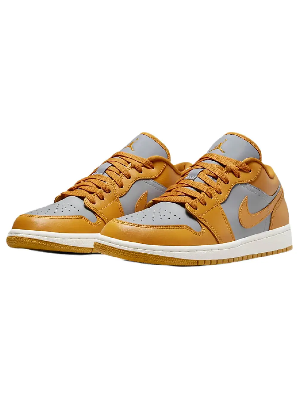Кроссовки Nike Air Jordan 1 Low — изображение 2 из 8, желтый/серый