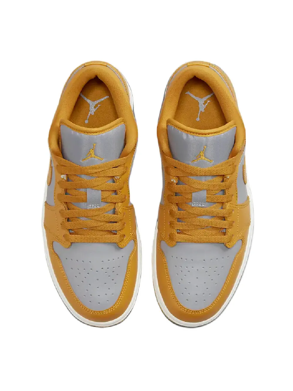 Кроссовки Nike Air Jordan 1 Low — изображение 3 из 8, желтый/серый