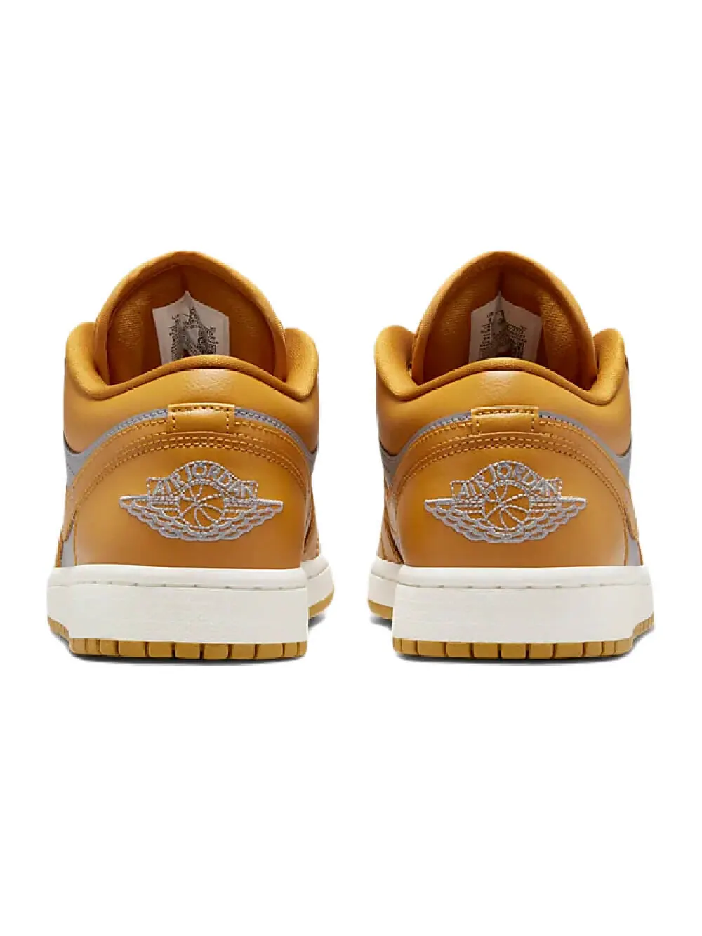 Кроссовки Nike Air Jordan 1 Low — изображение 4 из 8, желтый/серый