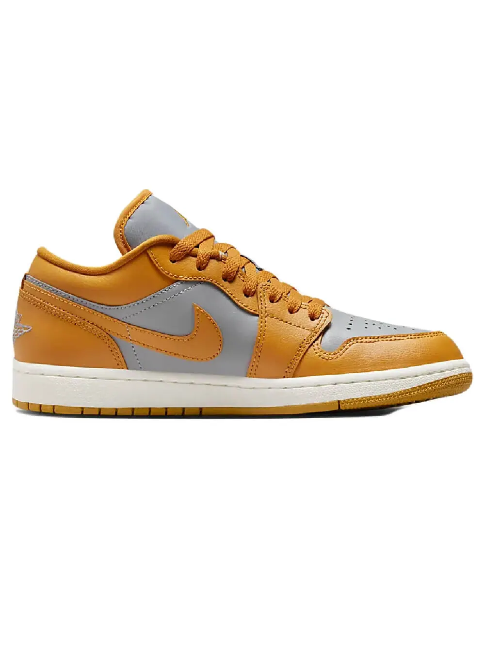 Кроссовки Nike Air Jordan 1 Low — изображение 5 из 8, желтый/серый