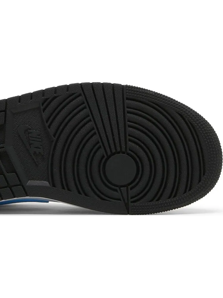 Кроссовки Wmns Air Jordan 1 Low Black University Blue — изображение 5 из 8, белый