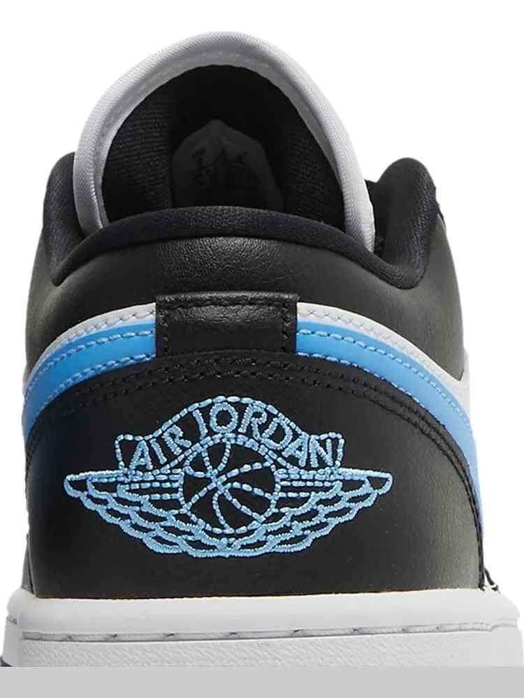 Кроссовки Wmns Air Jordan 1 Low Black University Blue — изображение 7 из 8, белый