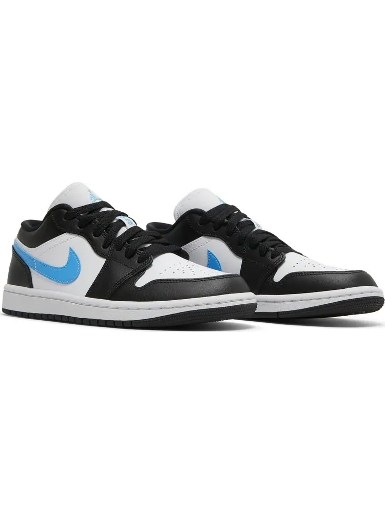 Кроссовки Wmns Air Jordan 1 Low Black University Blue — изображение 8 из 8, белый