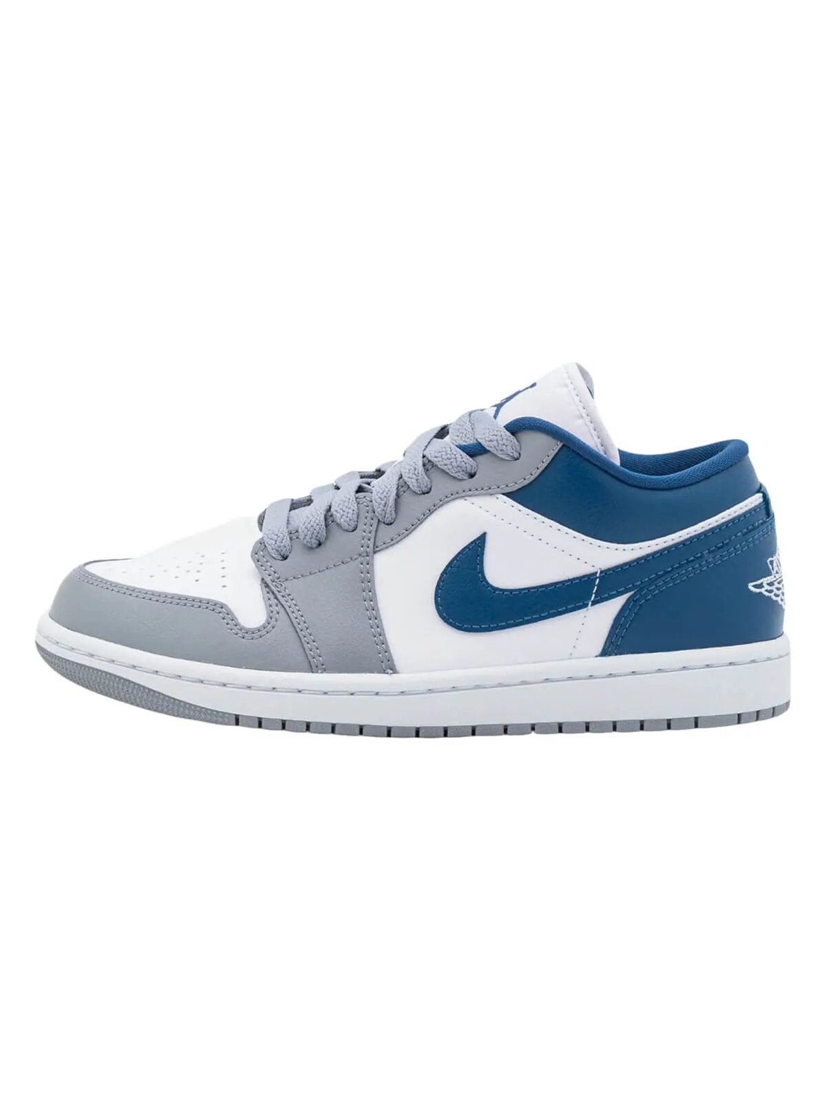 Кроссовки Nike Air Jordan Wmns Air 1 Low — изображение 1 из 5, серый/синий/белый