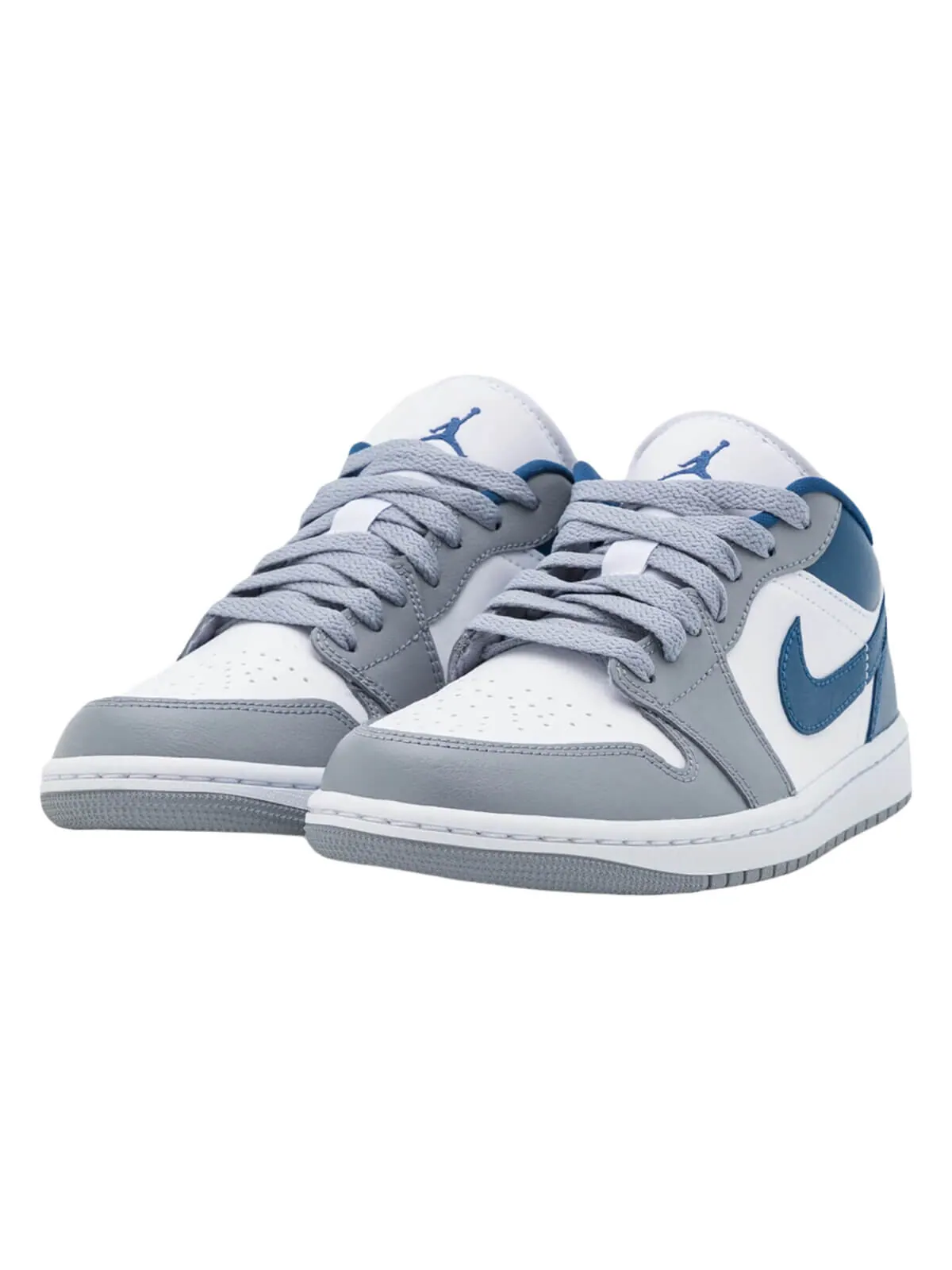 Кроссовки Nike Air Jordan Wmns Air 1 Low — изображение 2 из 5, серый/синий/белый