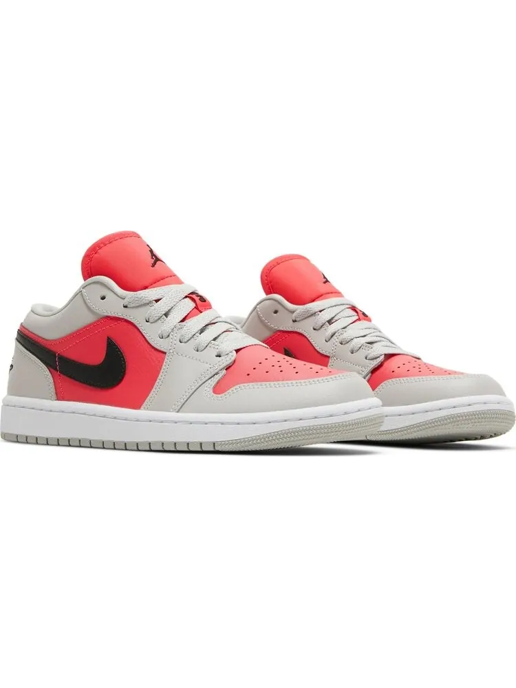 Кроссовки Wmns Air Jordan 1 Low Light Iron Ore Siren Red — изображение 8 из 8, красный