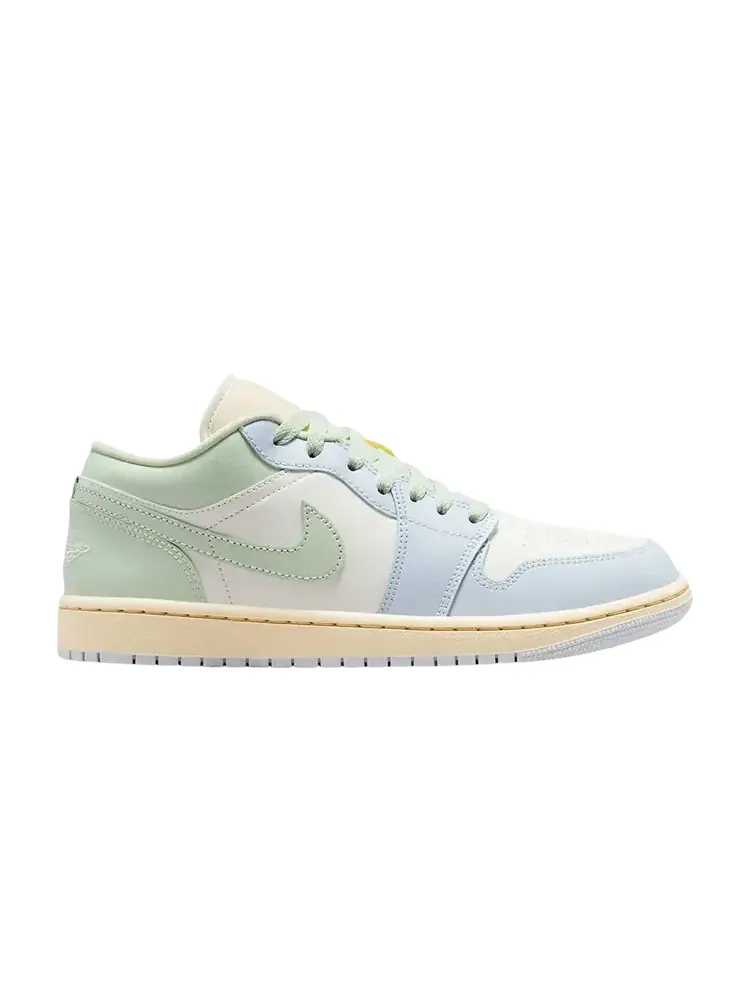 Женские кроссовки Air Jordan 1 Low 'Sail Aura' — изображение 1 из 1, зеленый