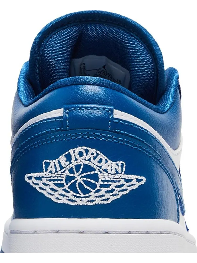 Кроссовки Wmns Air Jordan 1 Low Marina Blue — изображение 7 из 8, синий