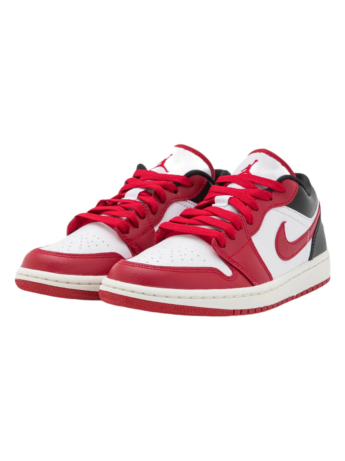Кроссовки Nike Air Jordan Wmns Air 1 Low — изображение 2 из 7, белый/красный/черный