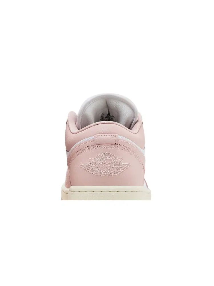 Кроссовки Air Jordan Wmns Air Jordan 1 Low 'Pink Oxford' — изображение 8 из 9, белый/розовый