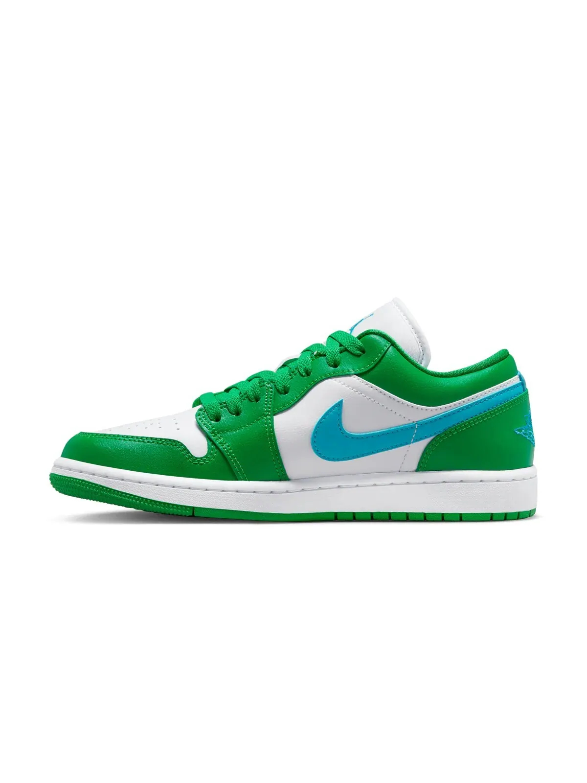 Кроссовки Air Jordan Wmns 1 Low 'Lucky Green' — изображение 1 из 8, зеленый