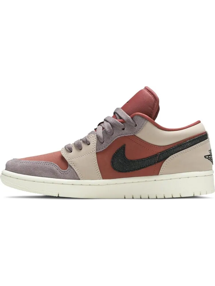 Кроссовки Wmns Air Jordan 1 Low Canyon Rust — изображение 3 из 8, розовый