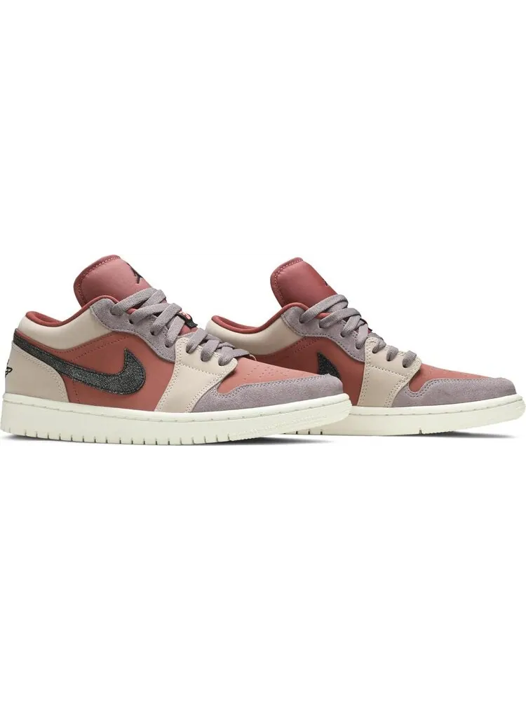 Кроссовки Wmns Air Jordan 1 Low Canyon Rust — изображение 8 из 8, розовый