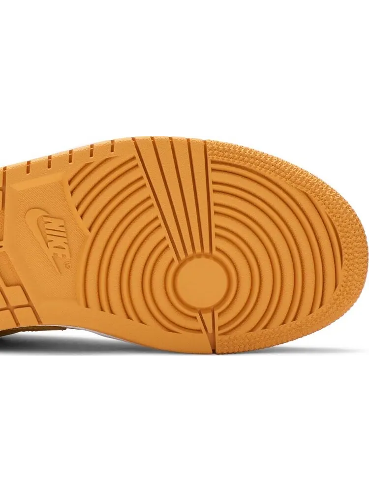Кроссовки Wmns Air Jordan 1 Low Yellow Strike — изображение 5 из 8, желтый